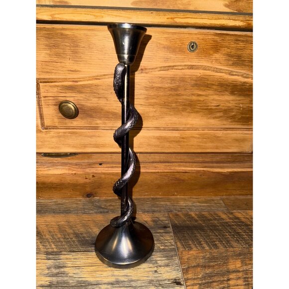 Metal Snake Taper Candle Holder - Picture 2 of 12
